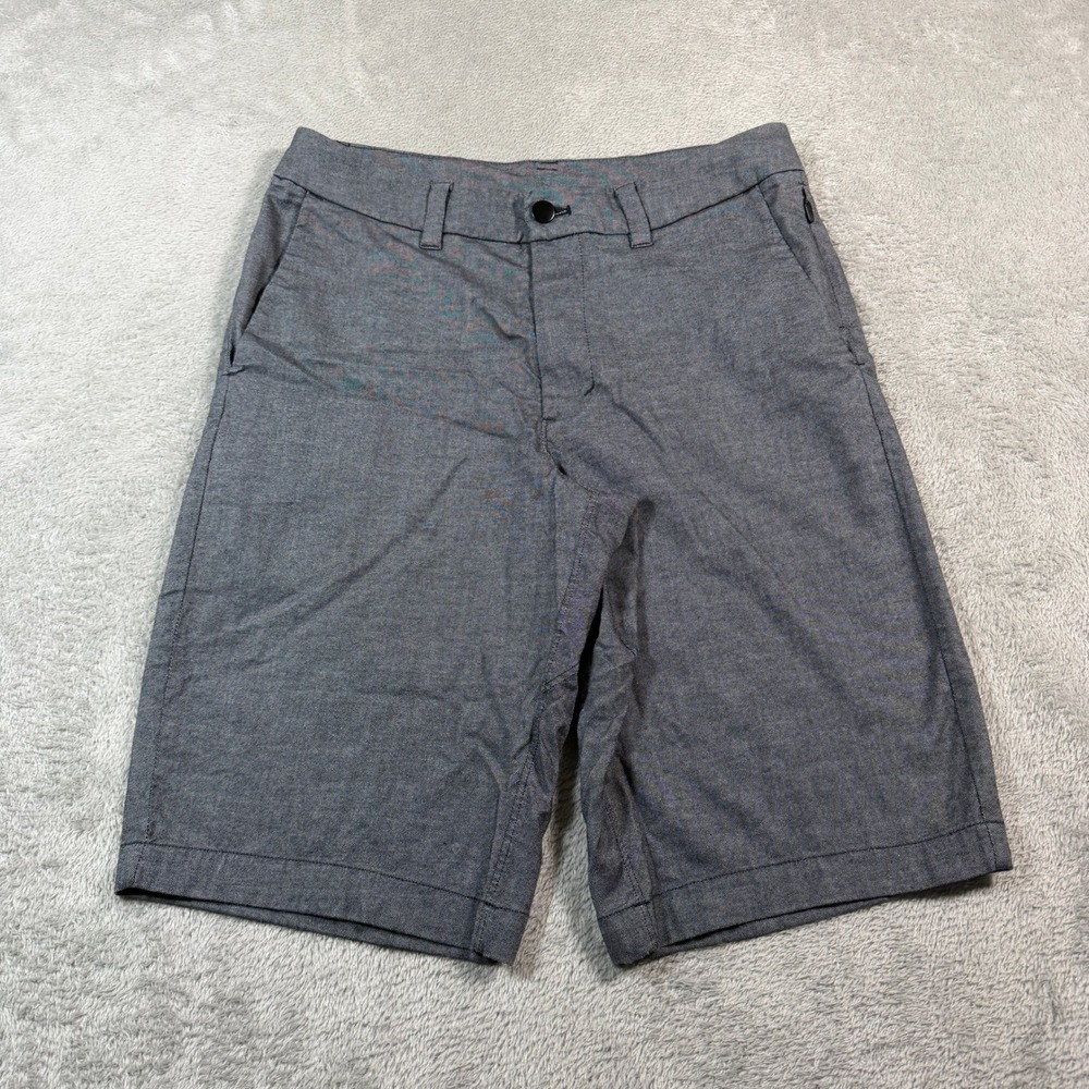 Lululemon Commission Short Qwick Oxford Mens 28 Heathered‎ Gray 11" Golf M7AAMS